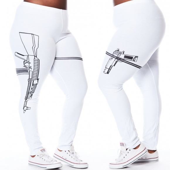 Pants - 1x-3x New Plus Size Gun Leggings